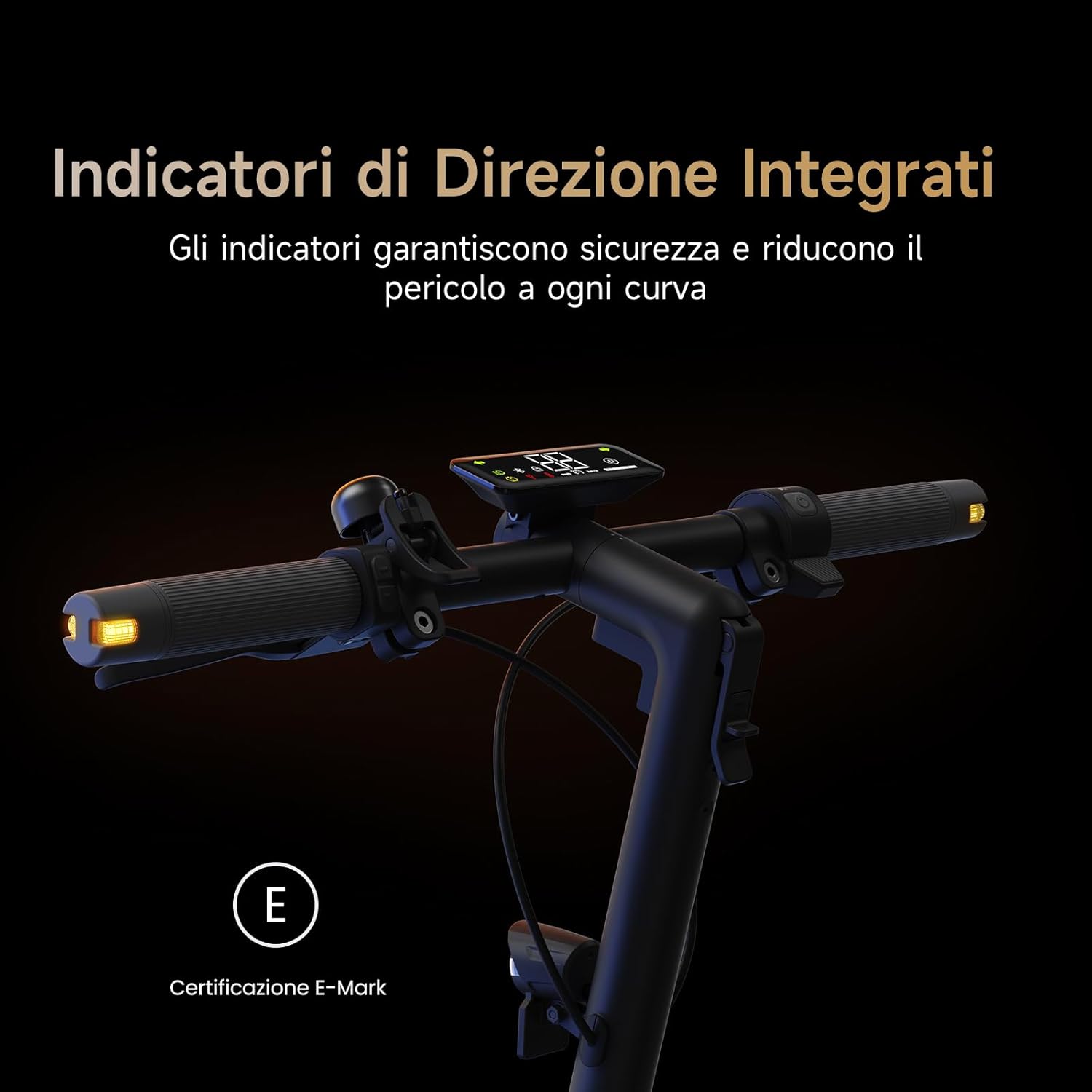 Patinete Eléctrico Adultos NAVEE N65i, Autonomía 65km, Máxima 25 km/h, Motor 1000W, Absorción Cuádruple Choques,24% Inclinación, Neumáticos Tubeless de 10,5”, IPX5, Flexible