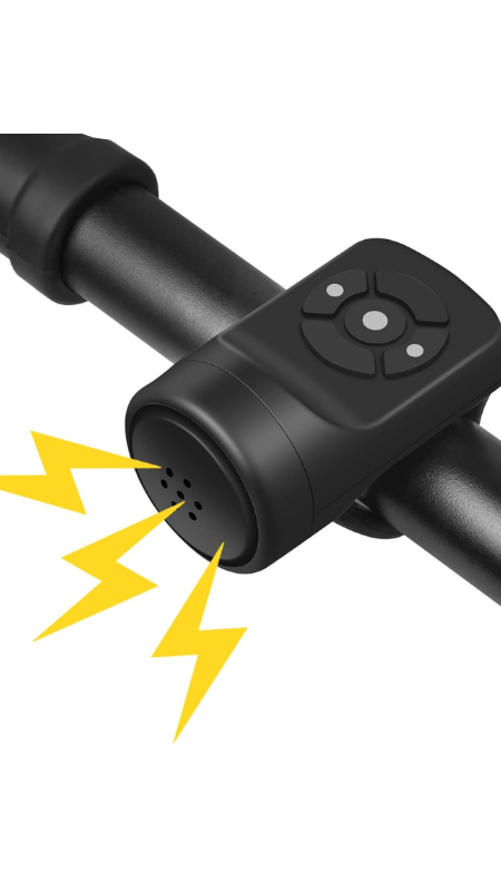 Timbre eléctrico con alarma para bicicleta y scooter – 120 dB – IPX4
