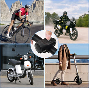 Timbre eléctrico con alarma para bicicleta y scooter – 120 dB – IPX4
